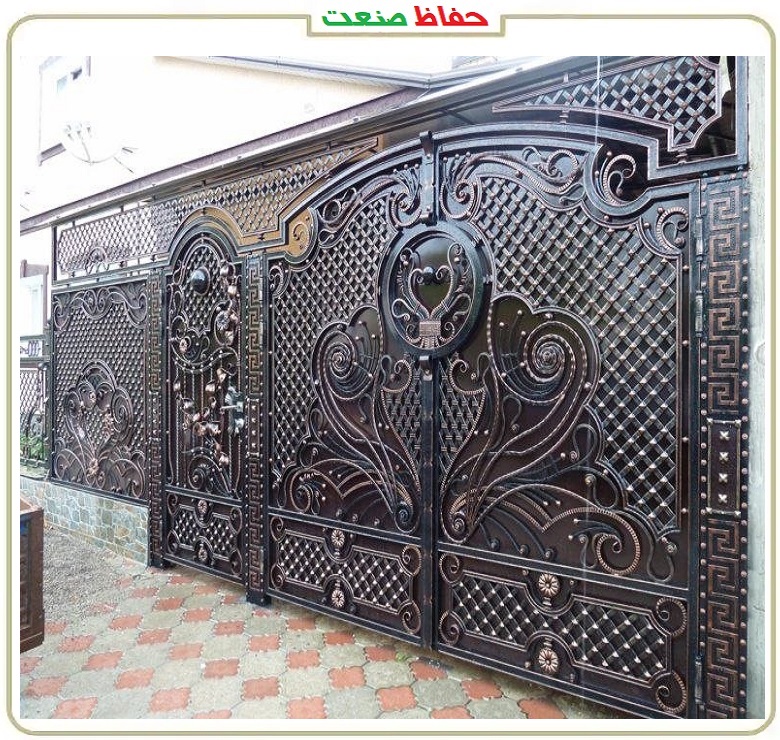 درب حیاط زیبا و شیک