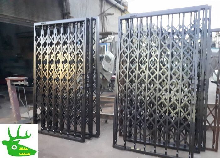 حفاظ پشت درب آکاردئونی 4 حفاظ ضد سرقت درب آپارتمان
