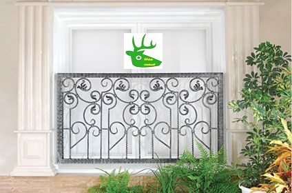 نرده حفاظ پنجره آهنی فرفورژه 32