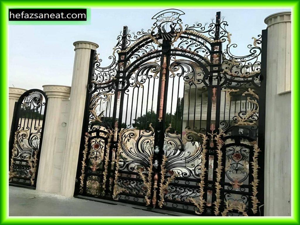 طراحی و انتخاب درب ویلایی فرفورژه