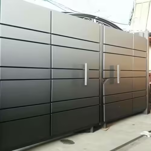 درب مدرن کیت کت افقی با طراحی مینیمال