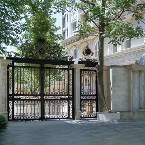 درب فلزی ورسای با طراحی سلطنتی و مقاوم