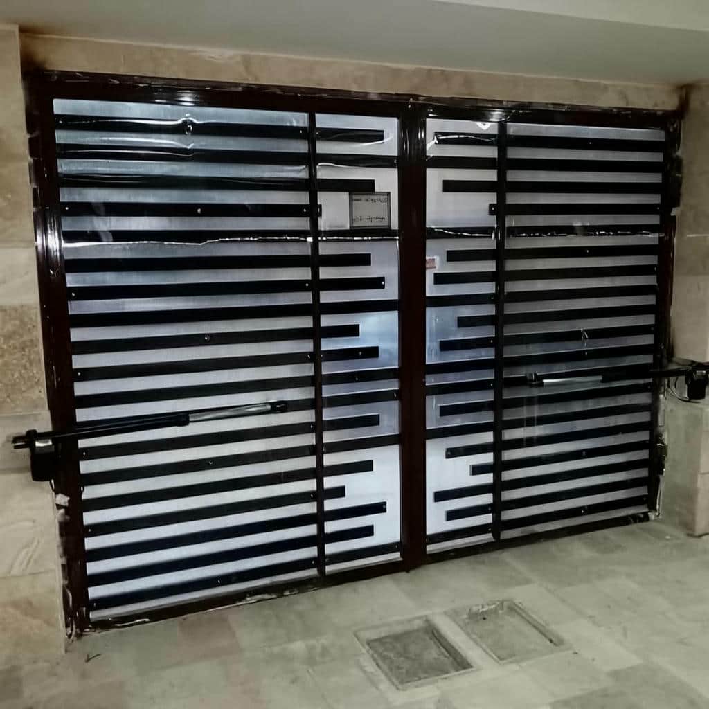 نصب جک درب پارکینگ اتوماتیک مرحله ای در دماوند