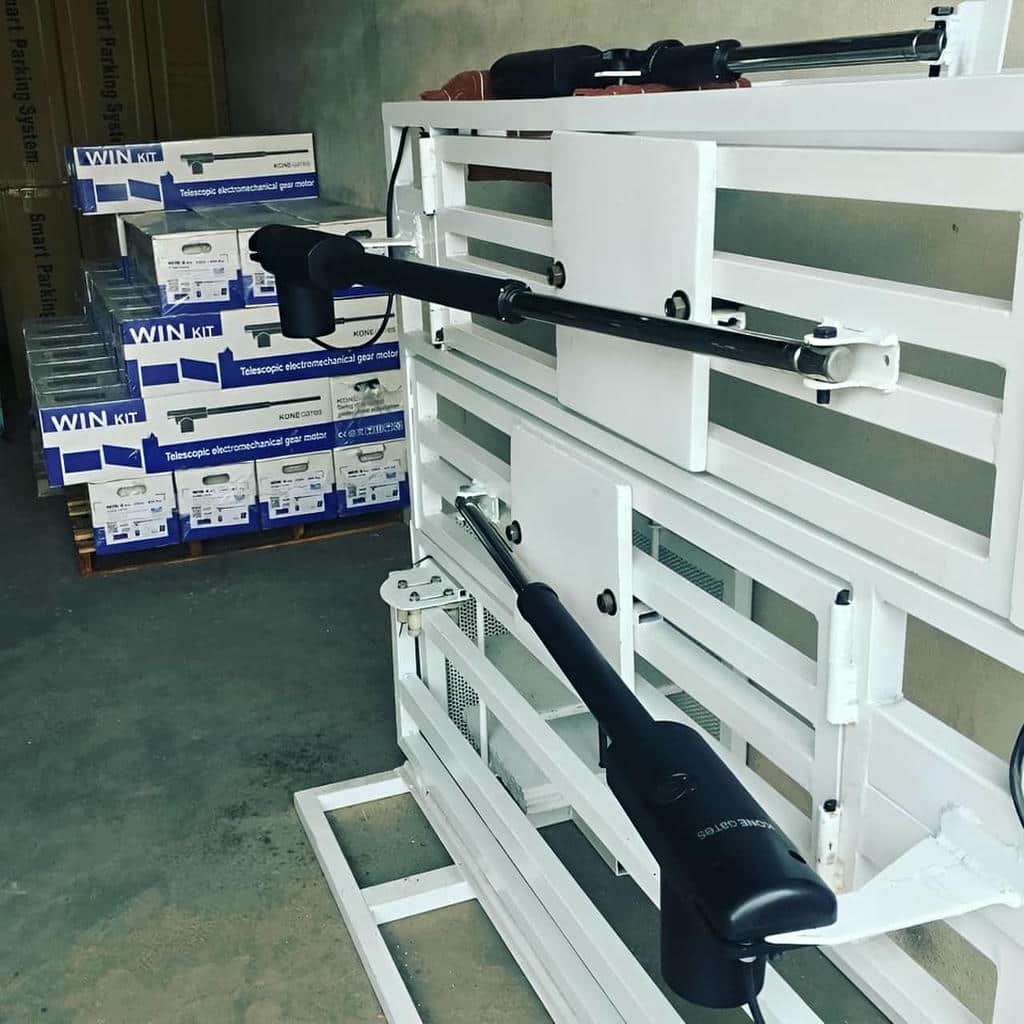 نصب جک درب پارکینگ اتوماتیک دقیق در یزد