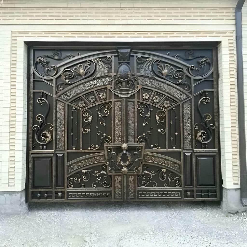 نصب درب حیاط پروفیل تقویت شده در محمودآباد