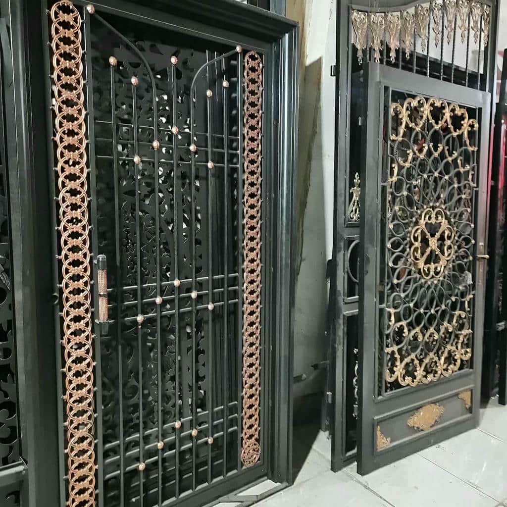فروش درب حیاط پروفیل سنگین در همدان