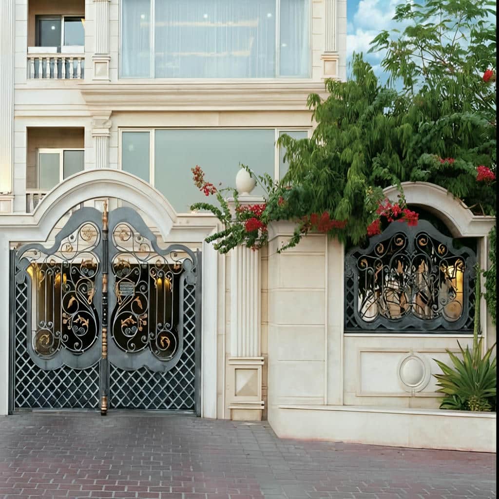 خرید درب حیاط یراق استاندارد در ایلام