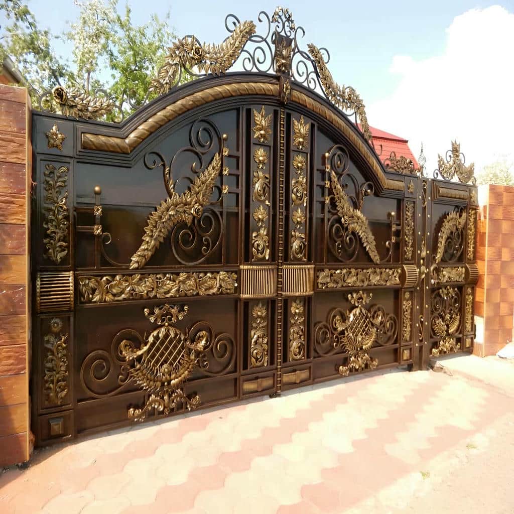 کارخانه درب حیاط رنگ کوره‌ای در طالقان