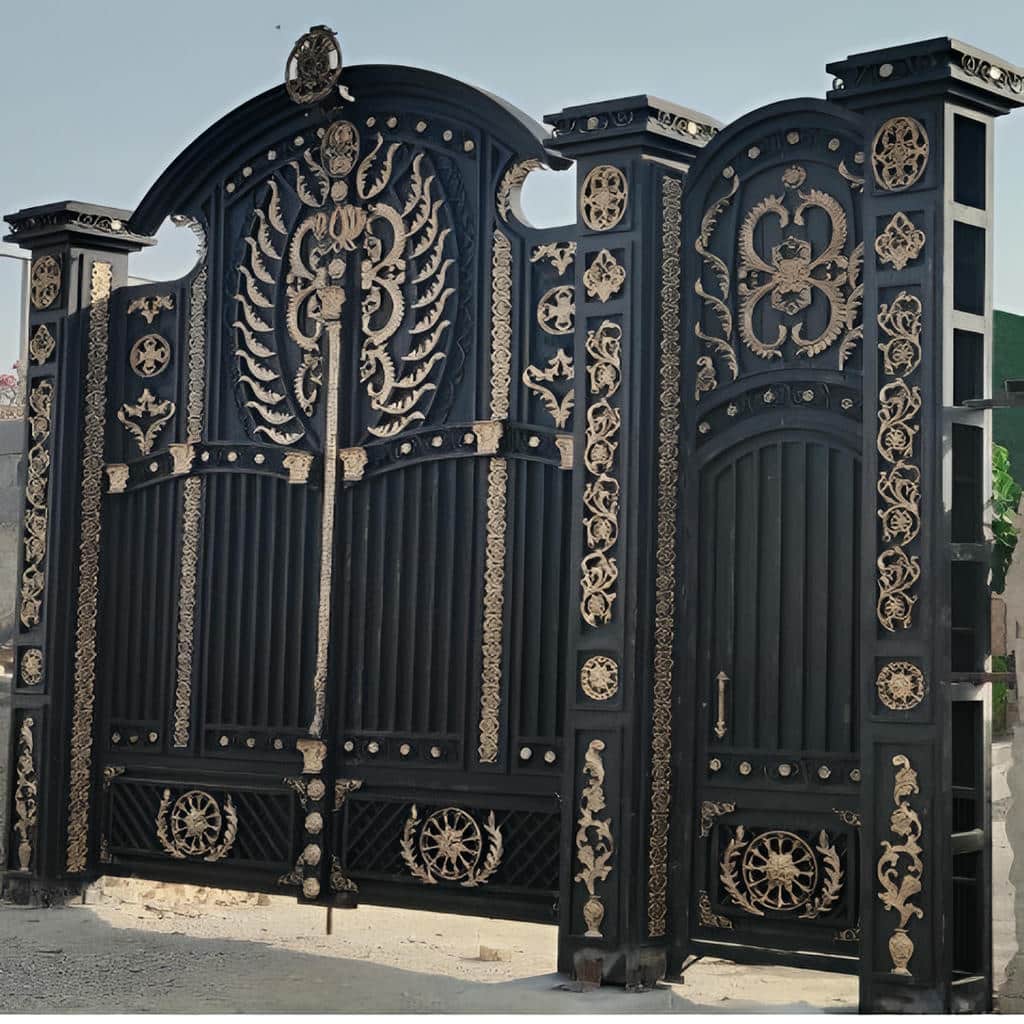 خرید درب حیاط پروفیل فلزی در کمال شهر