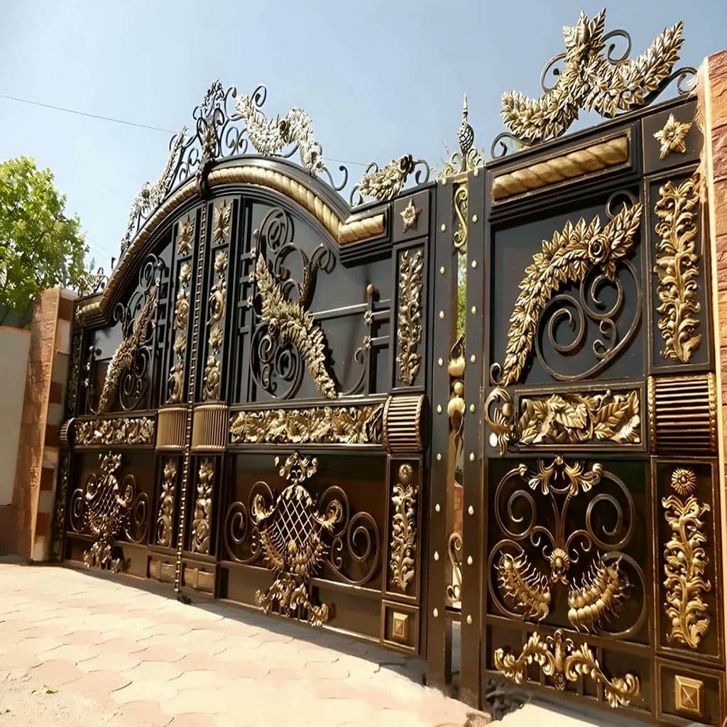 قیمت درب حیاط رنگ کوره ای در سبزوار