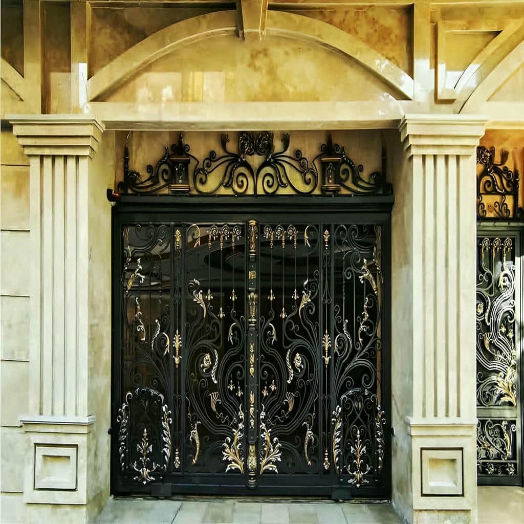نصب درب حیاط فلزی سنگین در استان خوزستان
