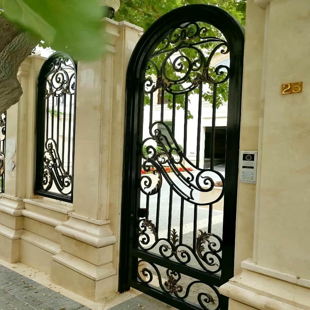 خرید درب حیاط پروفیل فلزی در نظرآباد