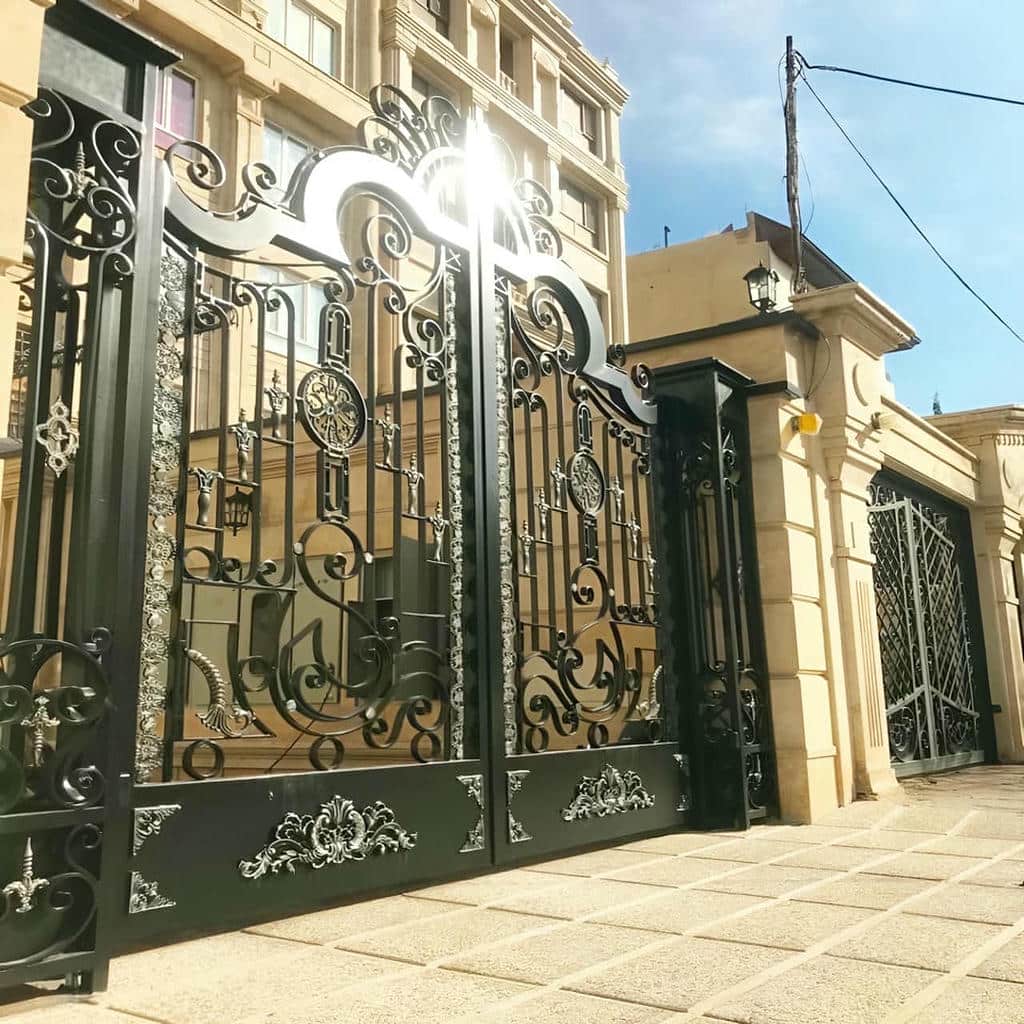 کارخانه درب حیاط پوشش ضدزنگ در مریوان