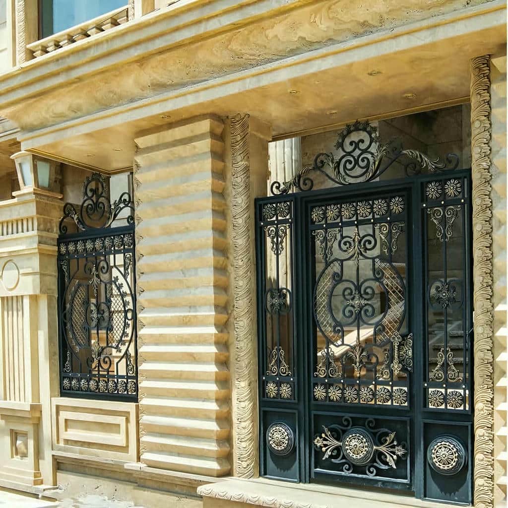 خرید درب حیاط ساده در مریوان