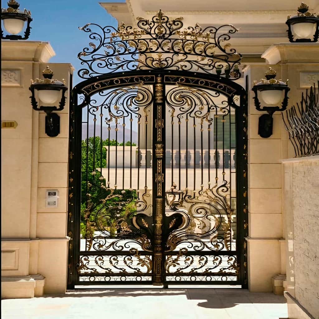 درب حیاط در کردان