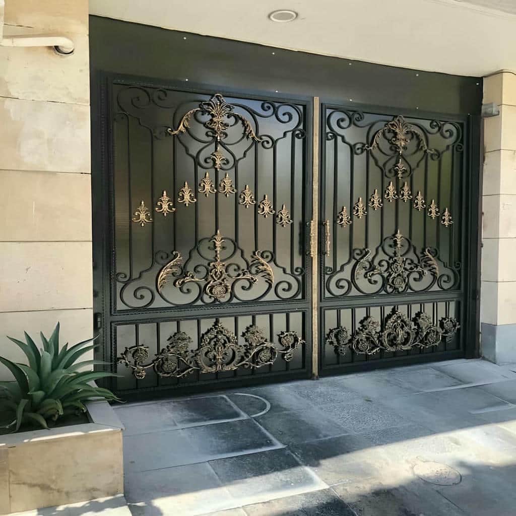 کارخانه درب حیاط رنگ کوره‌ای در نظرآباد