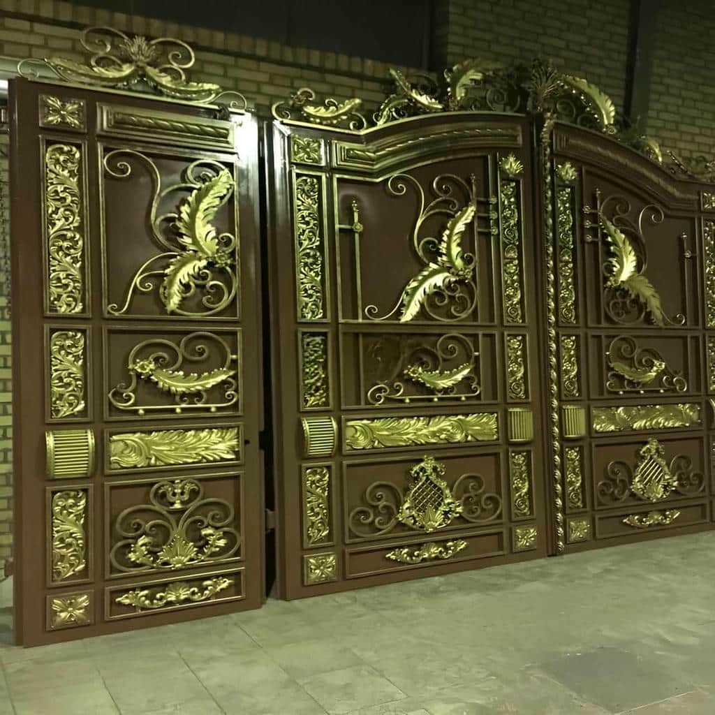 قیمت درب حیاط فرفورژه در قزوین