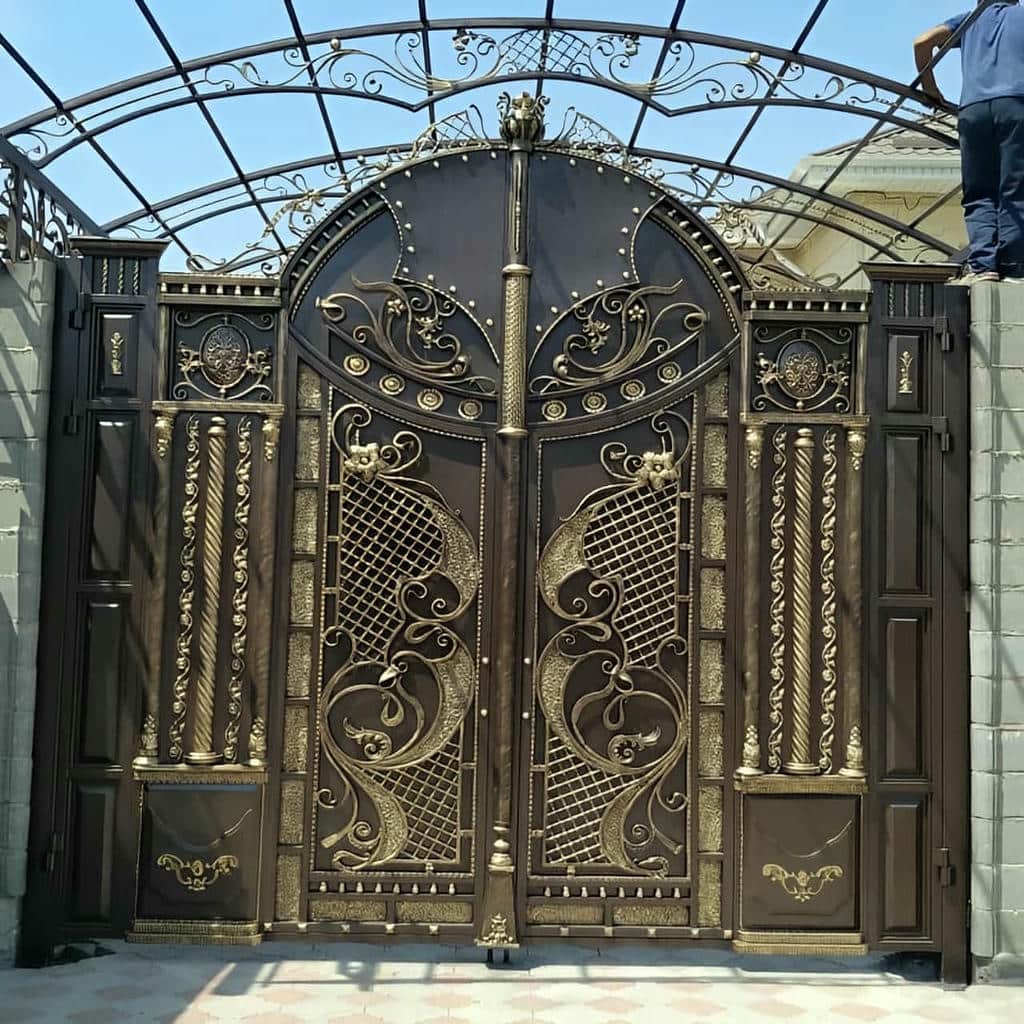 قیمت درب حیاط یراق استاندارد در کمال شهر