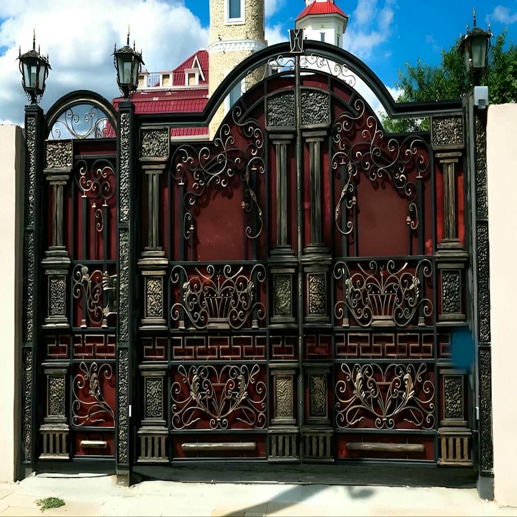 درب حیاط در قزوین