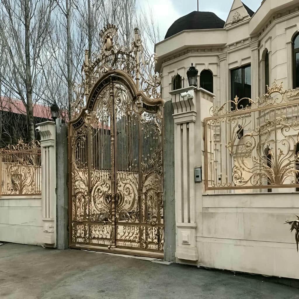 فروش درب حیاط فلزی در قزوین