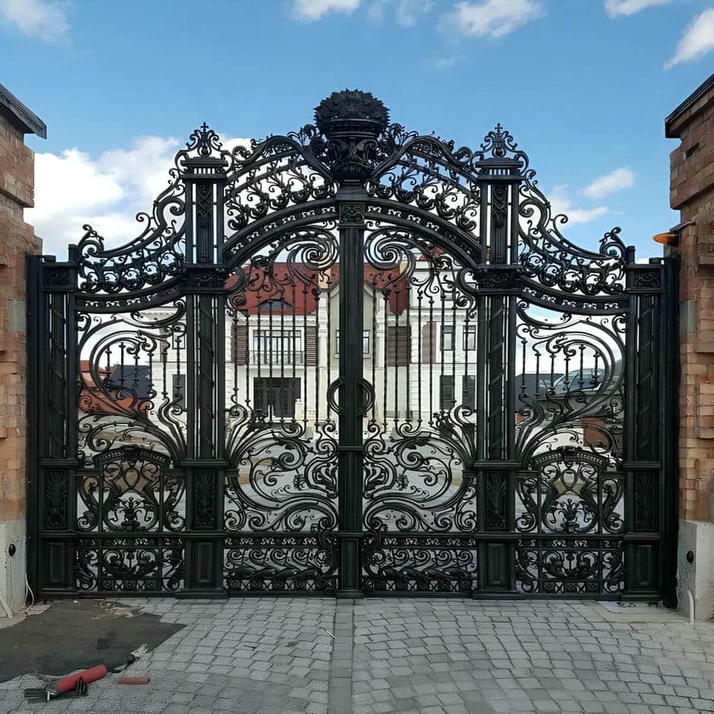 خرید درب حیاط پروفیل سنگین در آبسرد