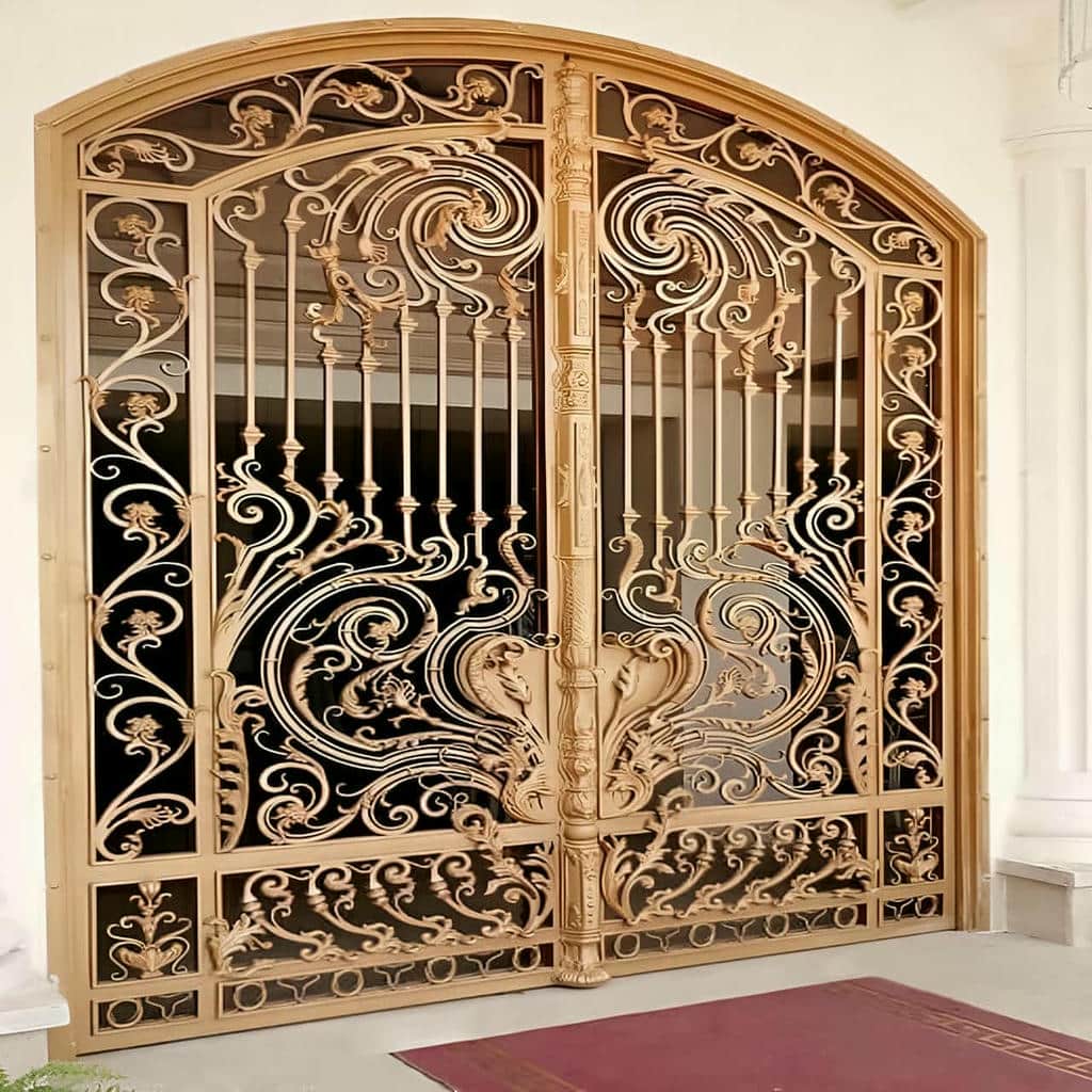 خرید درب حیاط ساده در کمال شهر