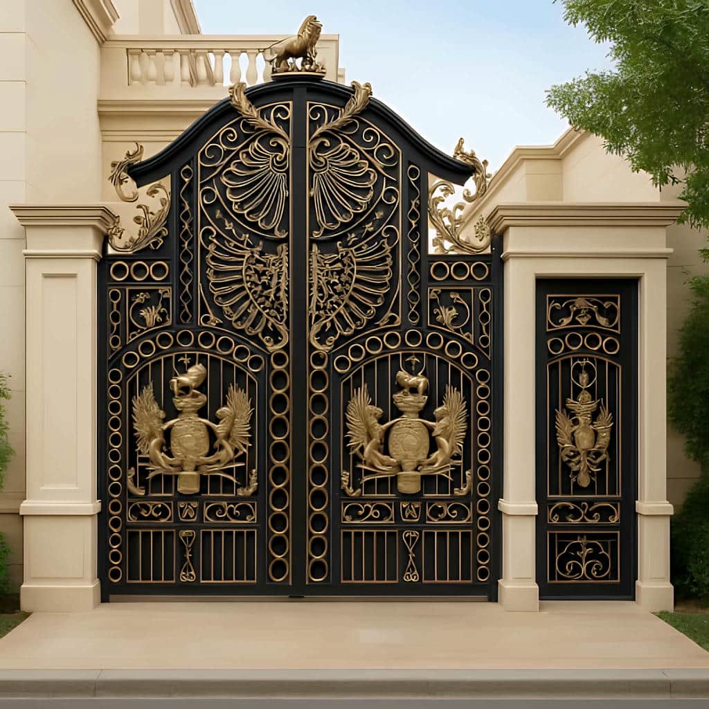 خرید درب حیاط ساده در کردان
