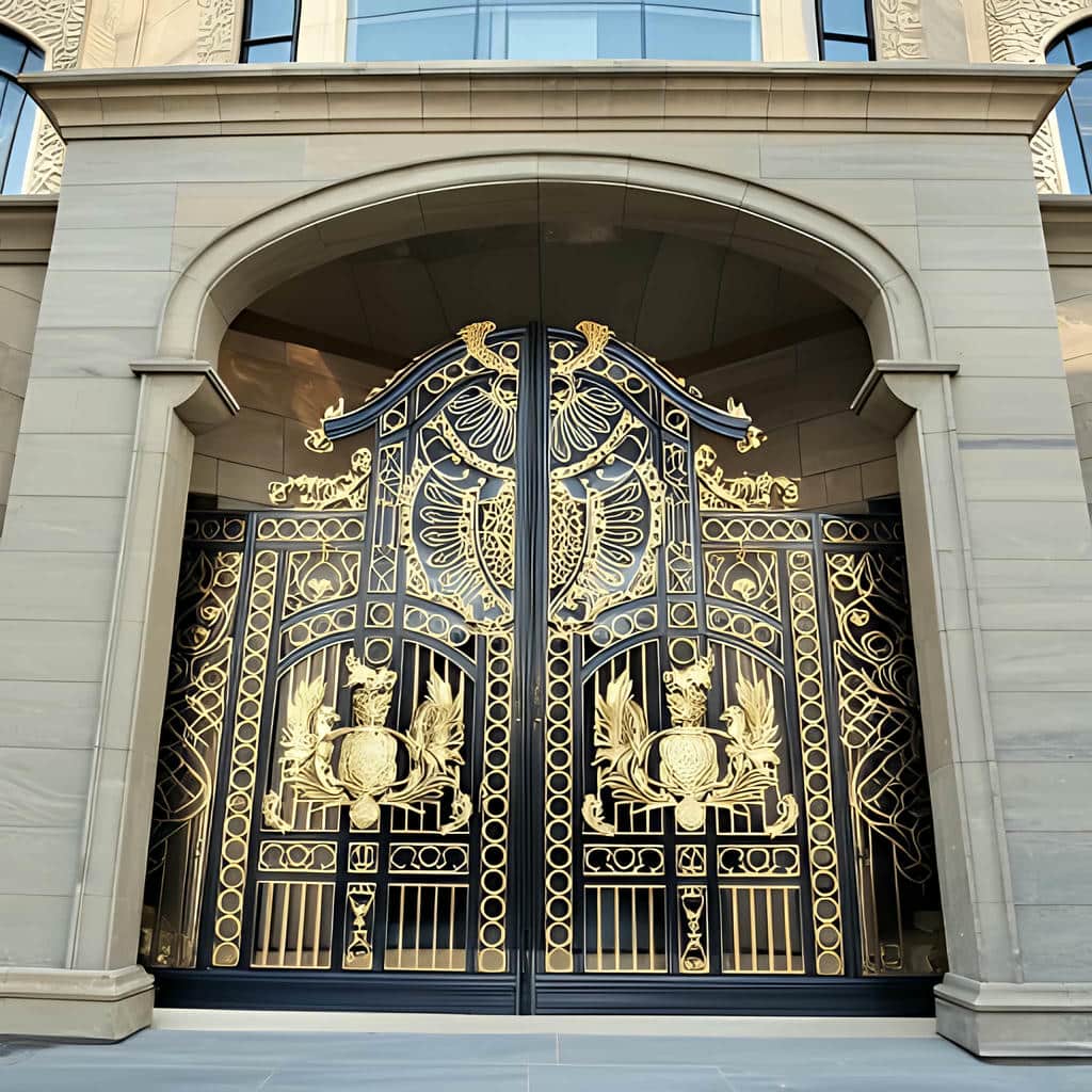 خرید درب حیاط پروفیل سنگین در قائمشهر