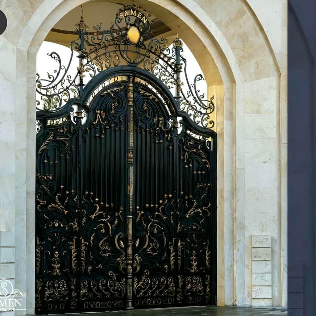 خرید درب حیاط پروفیل سنگین در کردان