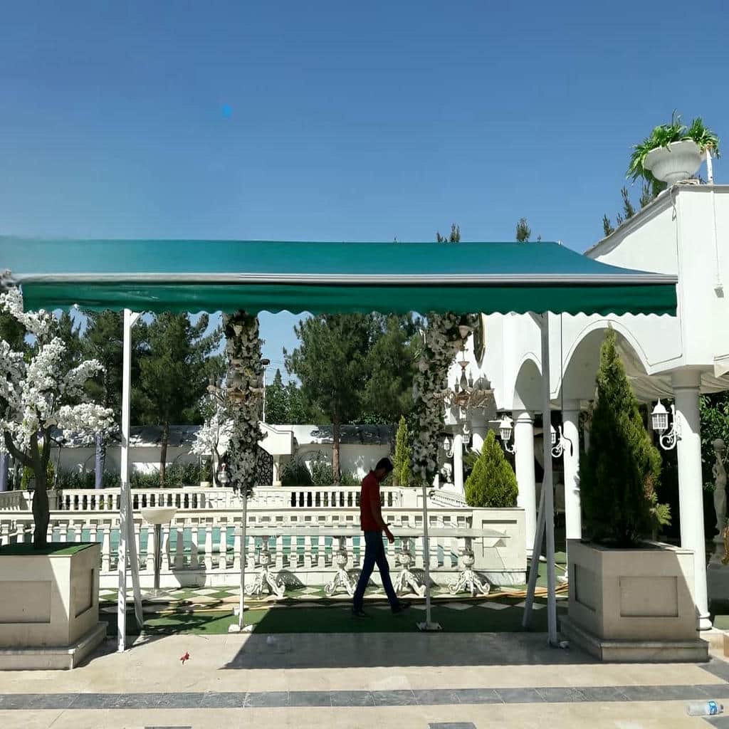 قیمت سایبان برقی هماهنگ با درب در شهریار