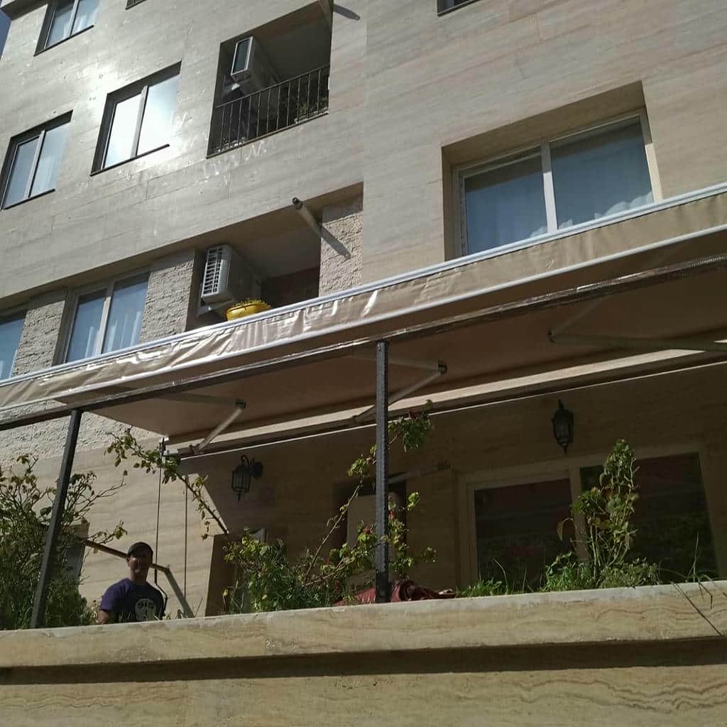 سایبان برقی در ساری