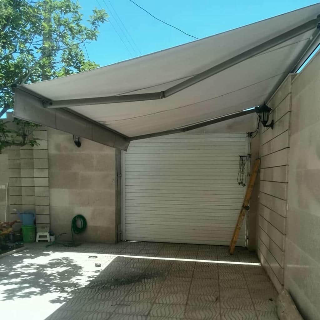 نصب سایبان برقی ضدزنگ در استان مازندران