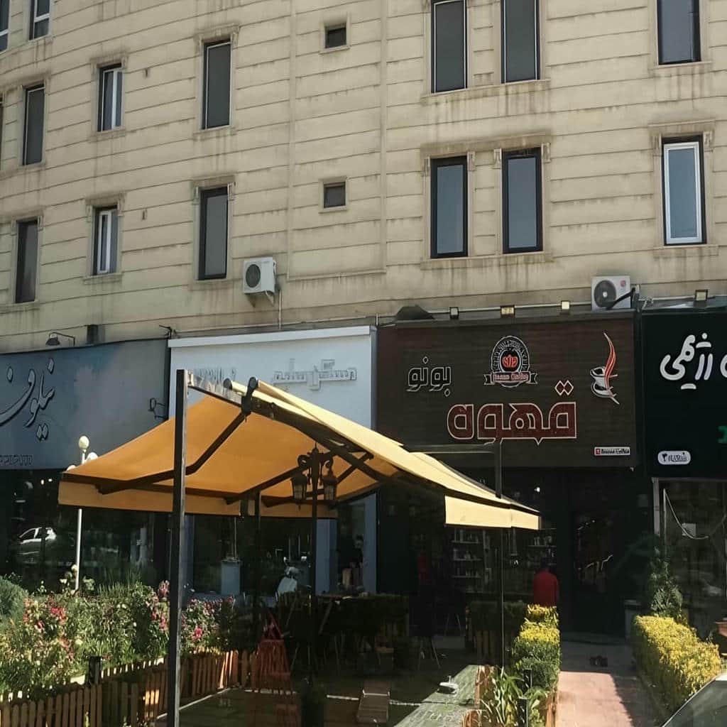 خرید سایبان برقی با یراق استاندارد در کردان