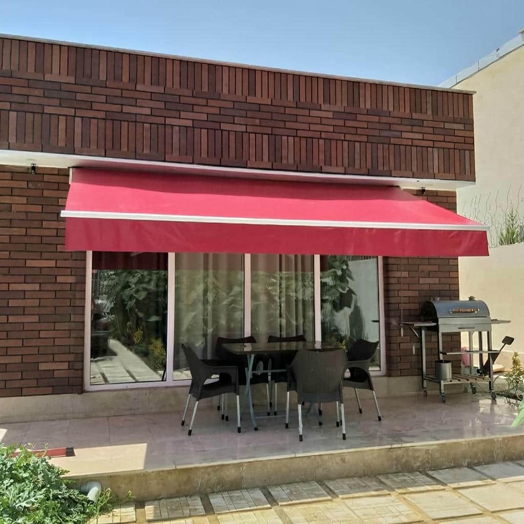خرید سایبان برقی با پوشش ضدآب در فشم