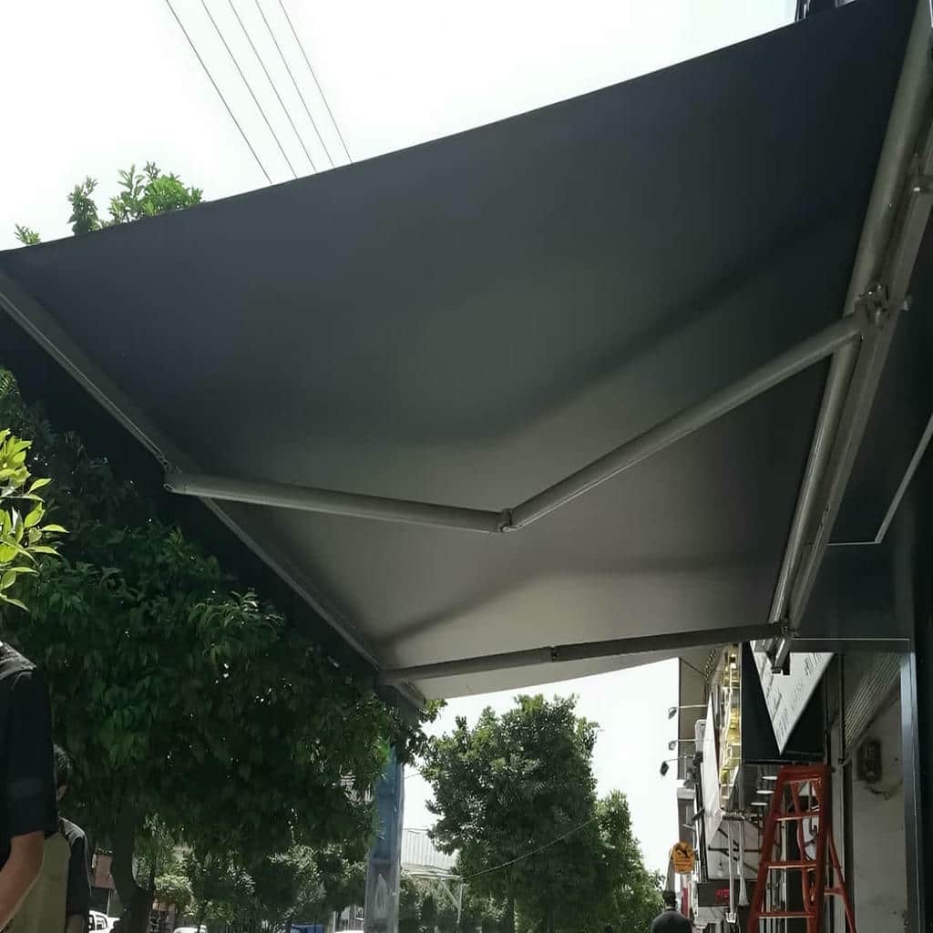 سایبان برقی در چالوس