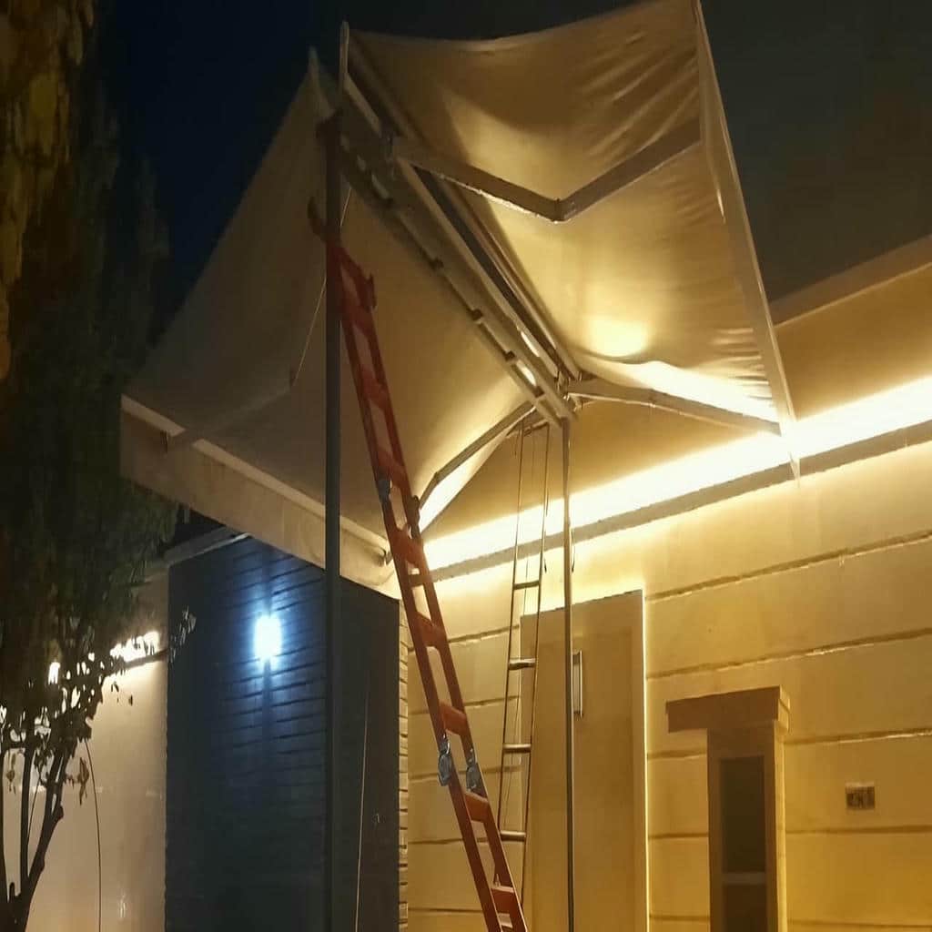 کارخانه سایبان برقی مقاوم در فشم