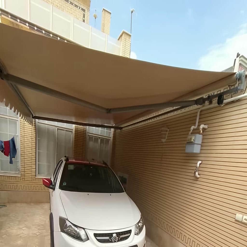 کارخانه سایبان برقی طراحی شده در پرند