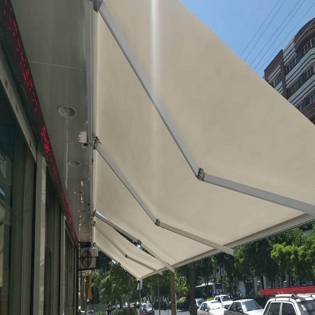 کارخانه سایبان برقی هماهنگ با نما در اراک