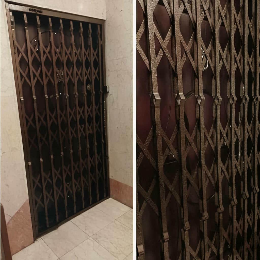 خرید درب حفاظ آکاردئونی با یراق ایمن در کمال شهر