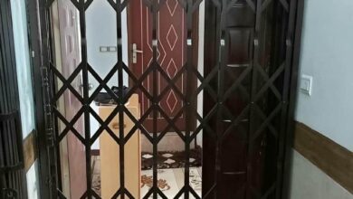 درب حفاظ آکاردئونی در محمودآباد