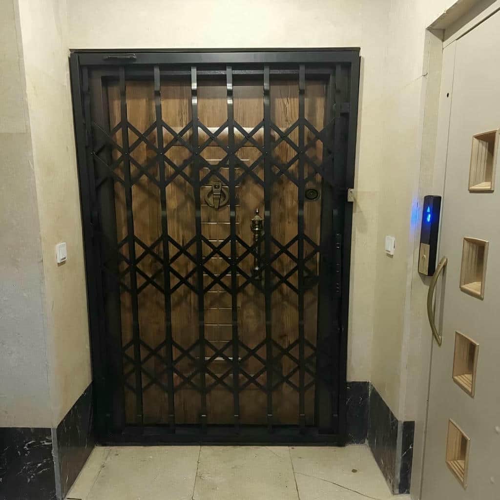 قیمت درب حفاظ آکاردئونی تقویت شده در سقز