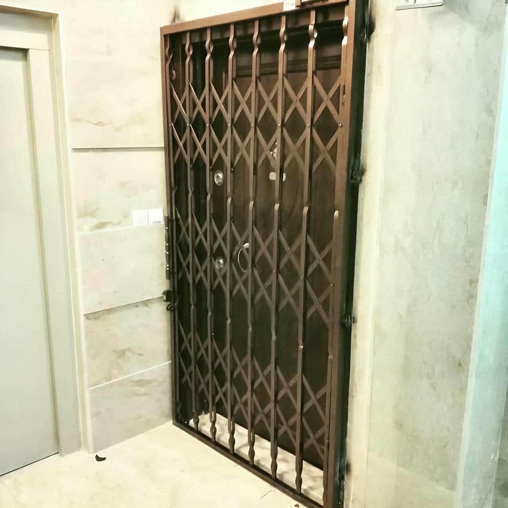 کارخانه درب حفاظ آکاردئونی ضدزنگ در سبزوار