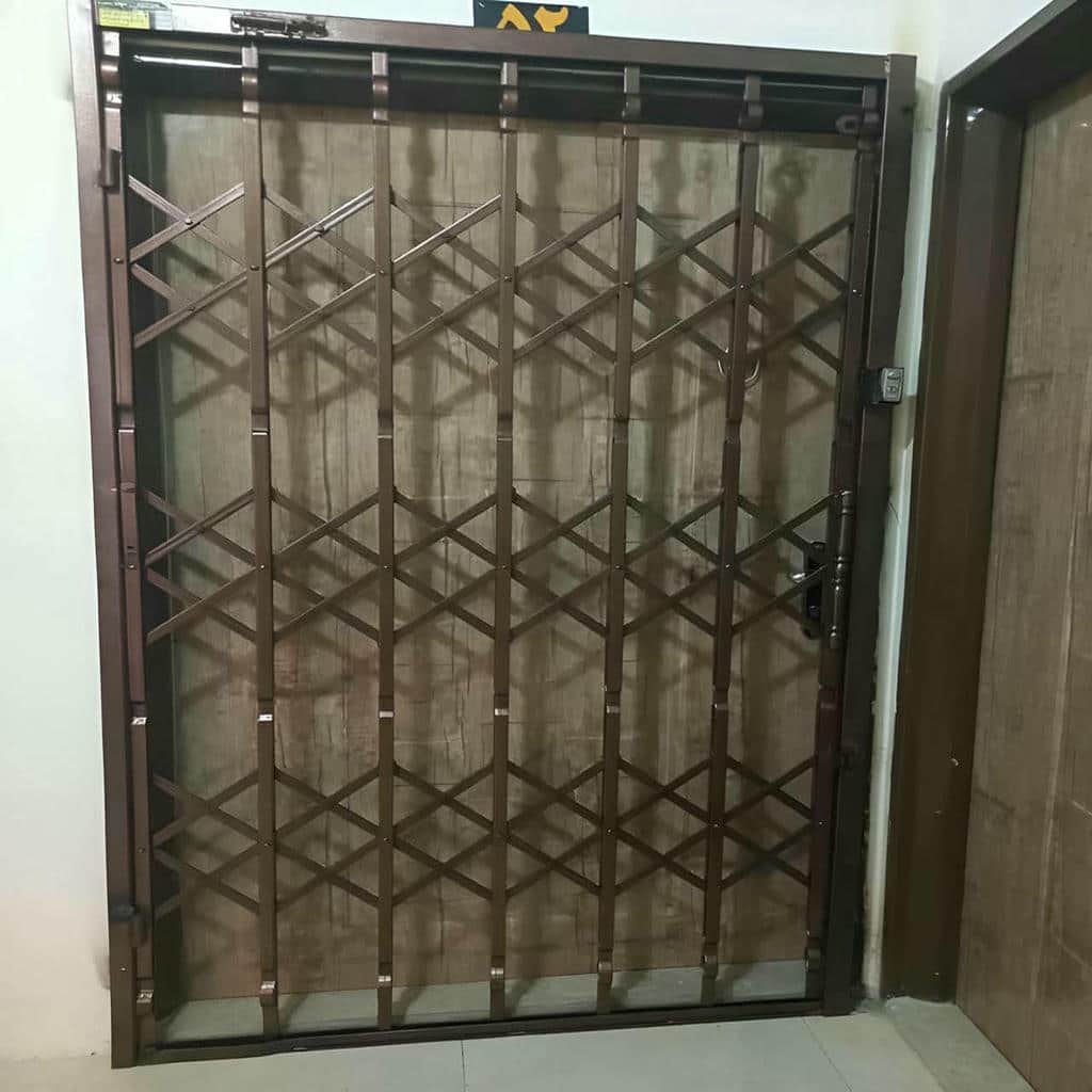 فروش درب حفاظ آکاردئونی مسکونی در فردیس کرج