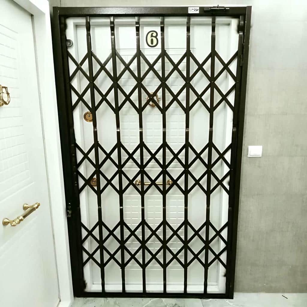 خرید درب حفاظ آکاردئونی دوگل در بابل