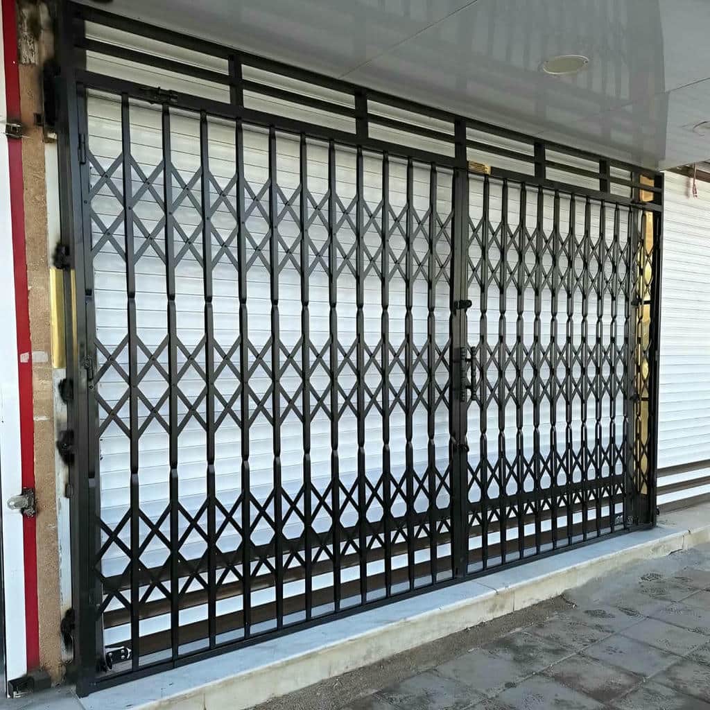 خرید درب حفاظ آکاردئونی دوگل در کمال شهر