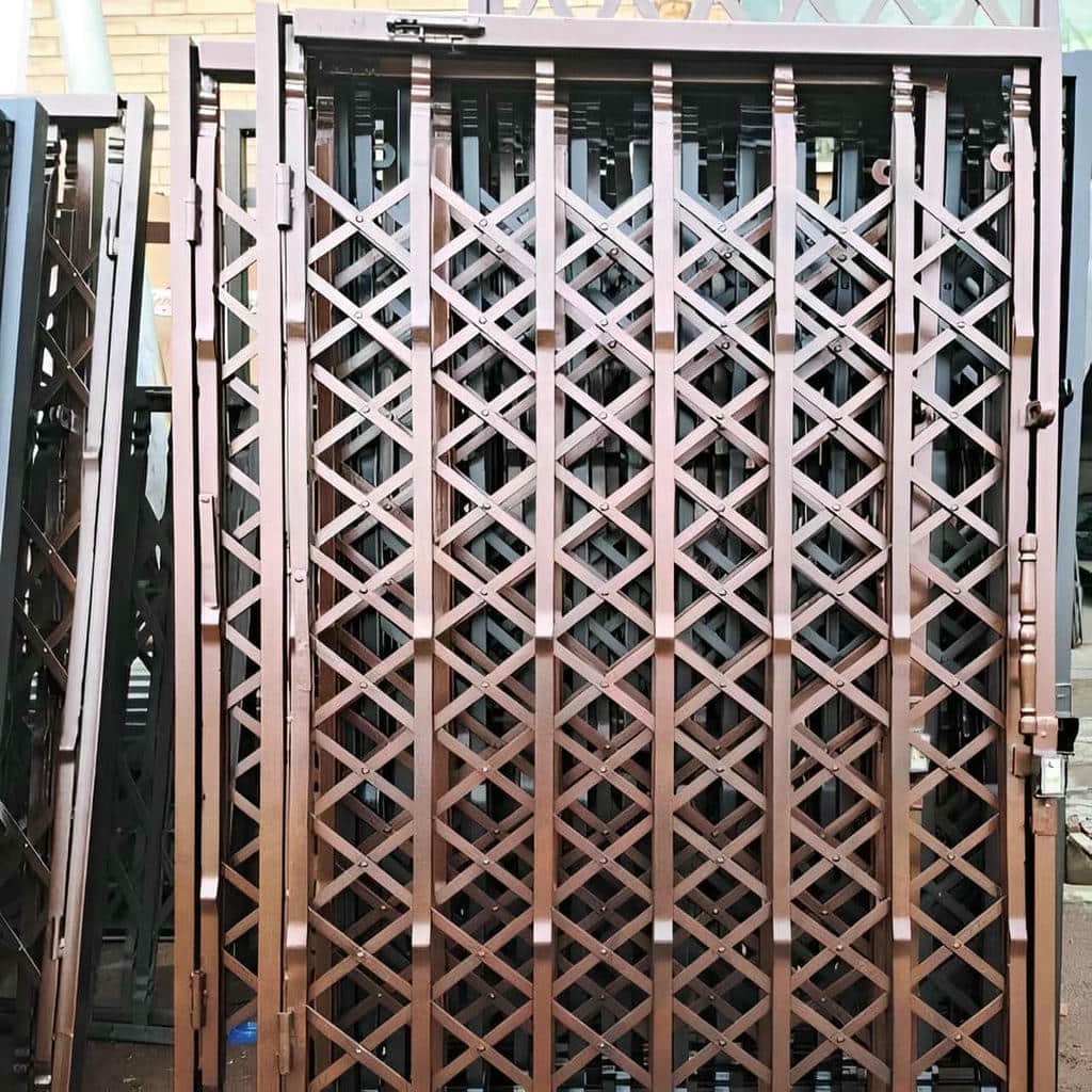 خرید درب حفاظ آکاردئونی دوگل در فردیس کرج