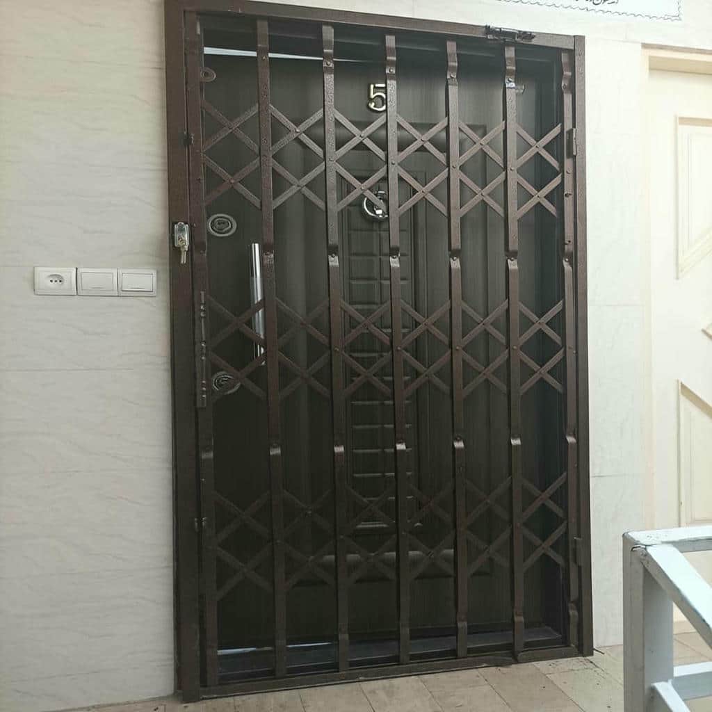 خرید درب حفاظ آکاردئونی ضدسرقت در خرم آباد