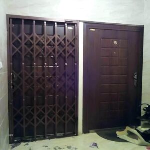 درب حفاظ آکاردئونی در استان گلستان