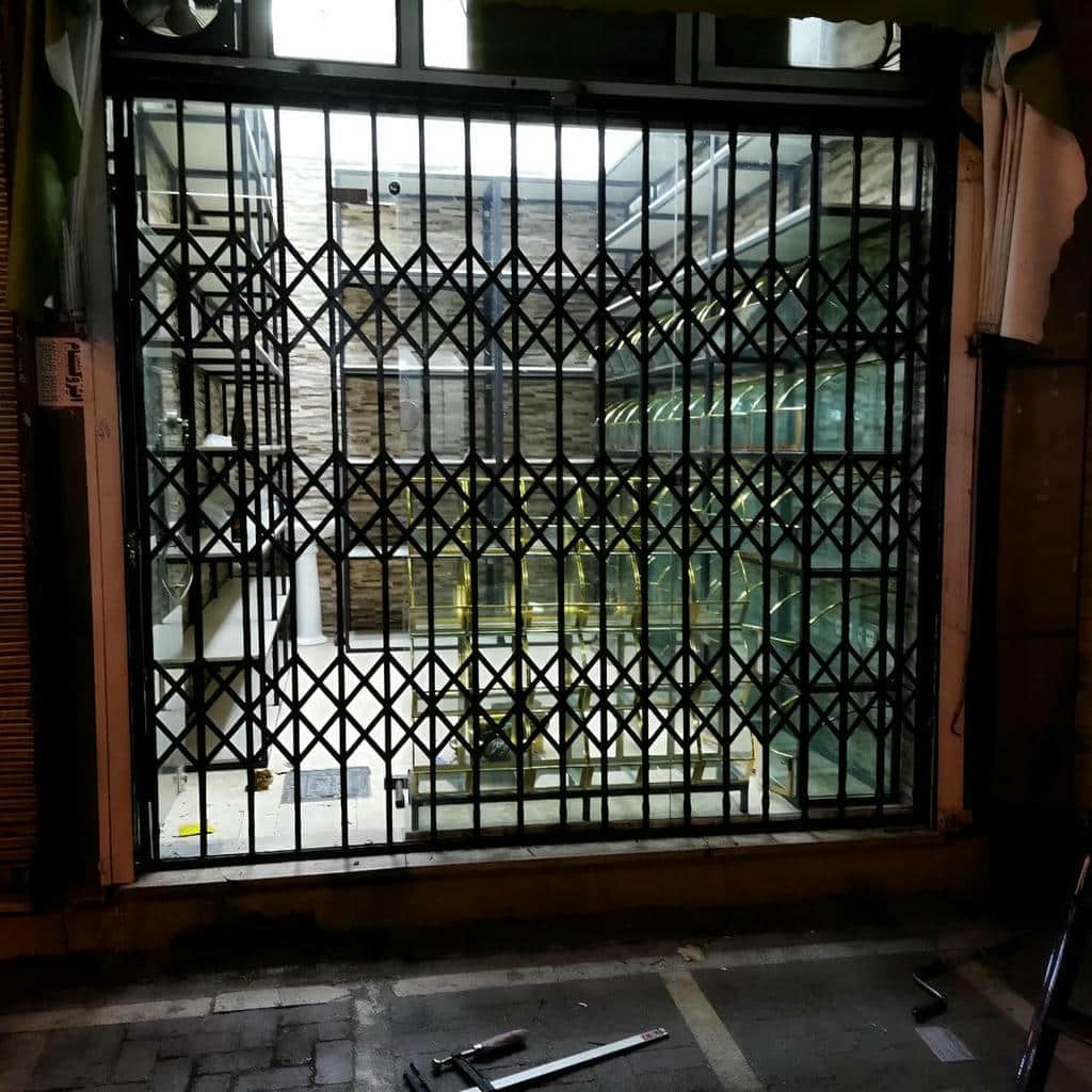قیمت درب حفاظ آکاردئونی سه گل در محمدشهر