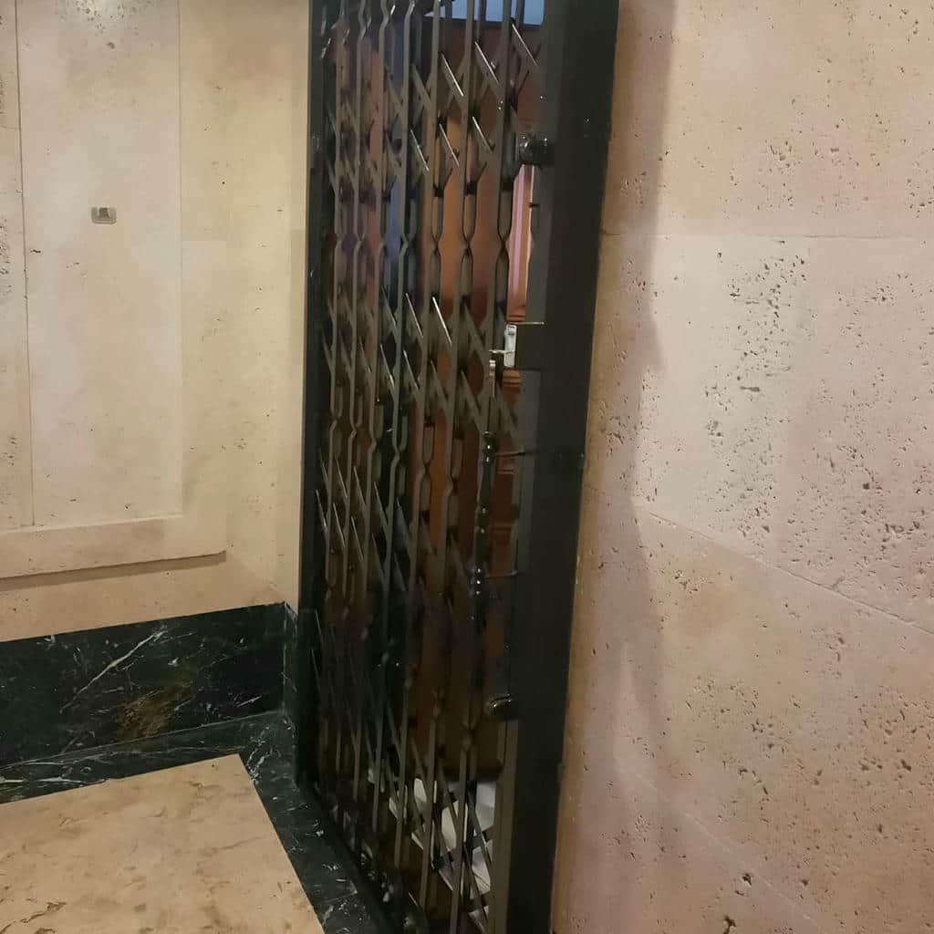 قیمت درب حفاظ آکاردئونی سه گل در قزوین